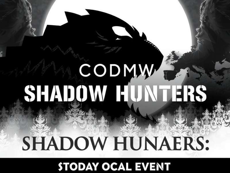 Join our exclusive Indian events! CODMW Shadow Hunters Local Event Poster